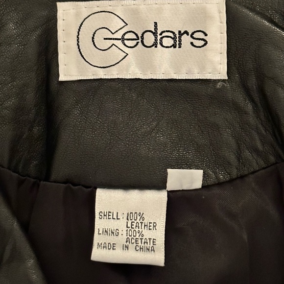 Vintage Leather Biker Jacket women’s Medium - Picture 4 of 7